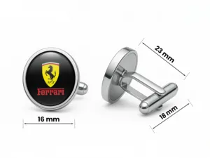 Ferrari Gemelos Elegantes Moda Hombre Universal Premium